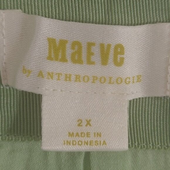 Anthropologie Maeve 2XCollared Button-Front Mini Dress - Picture 5 of 6